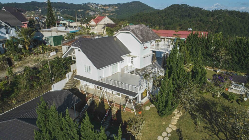 view biệt thự cực đẹp 