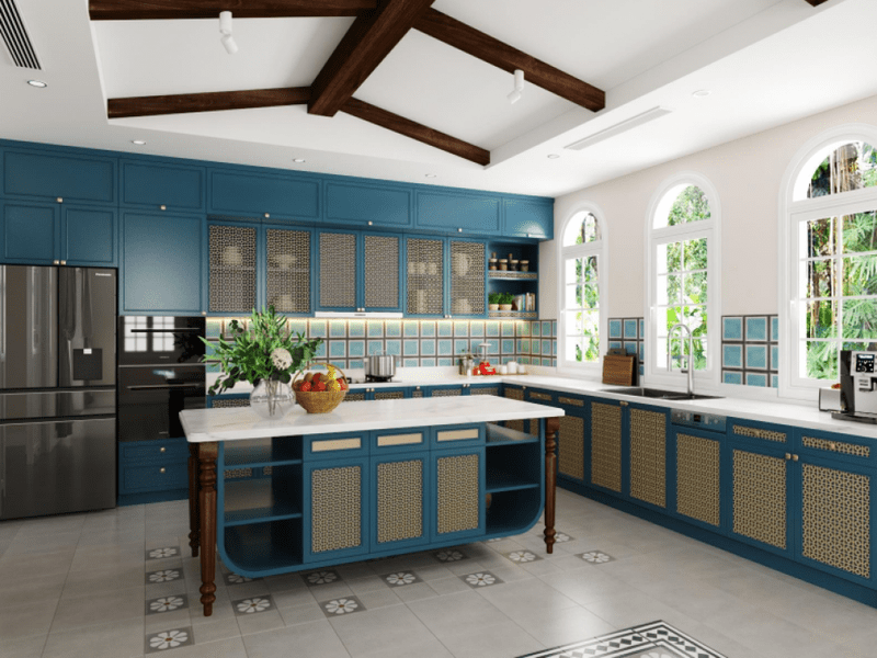 thiet-ke-phong-bep-phong-cach-tan-co-dien-8